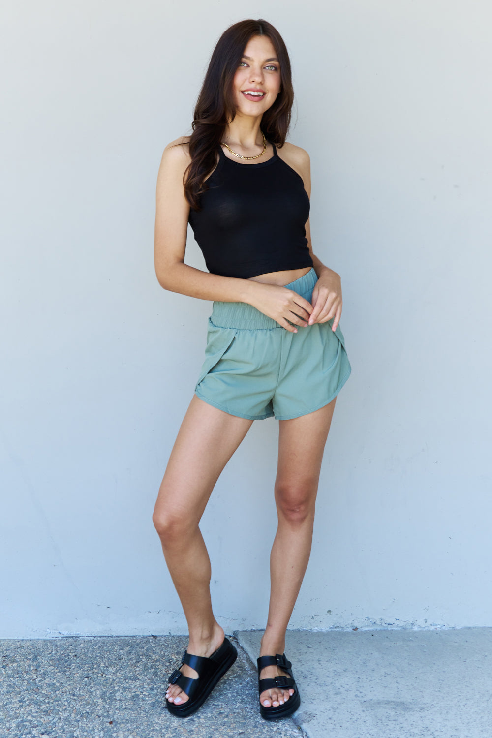 Stay Active Active Shorts - Pastel Blue